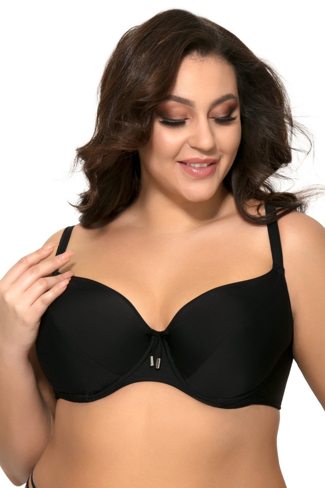 

Однотонный купальный лиф plus size на косточках, SK113 M Maxi
