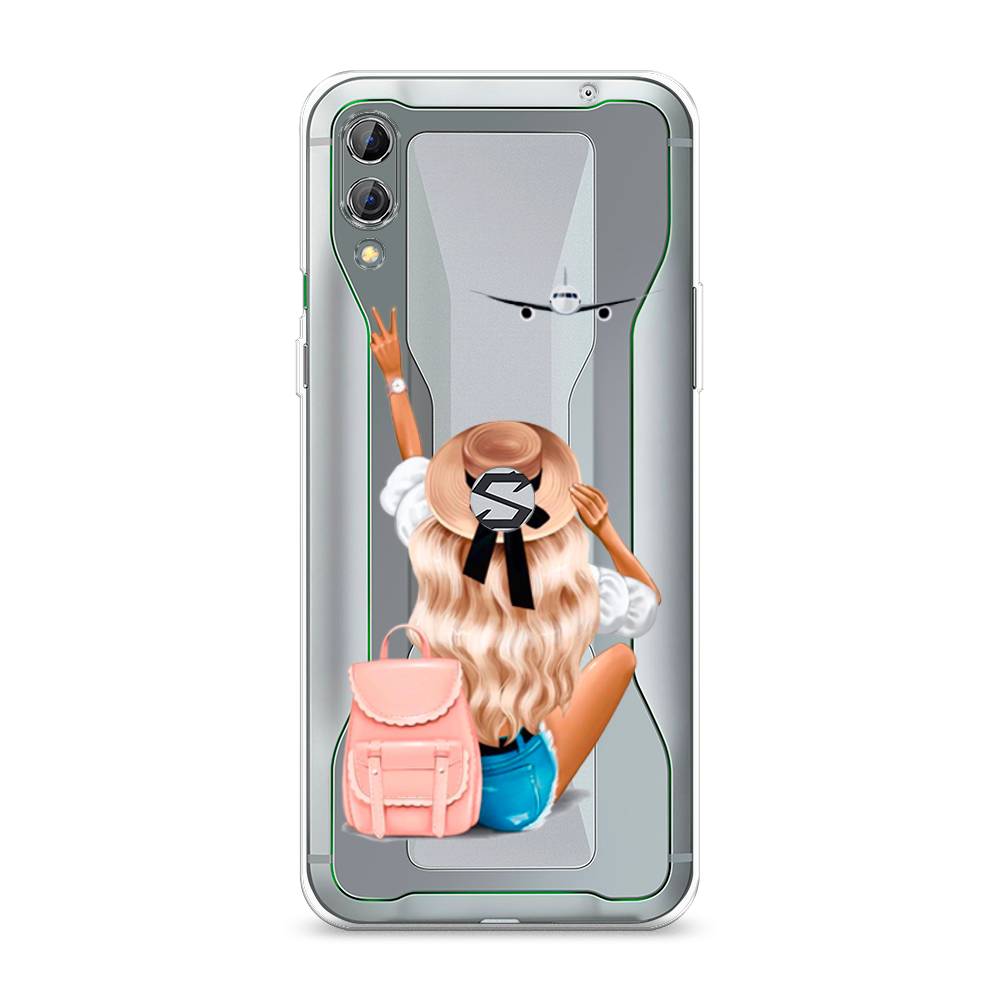 

Чехол Awog на Xiaomi Black Shark 2 "Автостопом самолетом", Разноцветный, 36350-7