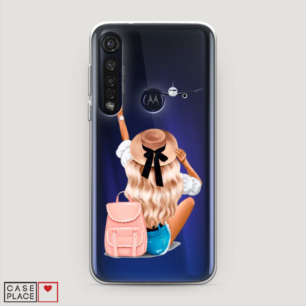 

Чехол Awog на Motorola Moto G8 Plus "Автостопом самолетом", Разноцветный, 241450-7