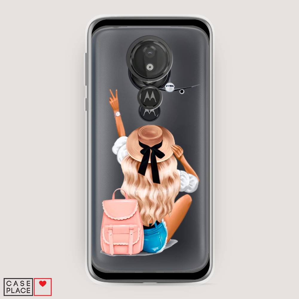 

Чехол Awog на Motorola Moto G7 Power / Моторола Мото G7 Power "Автостопом самолетом", Разноцветный, 241350-7