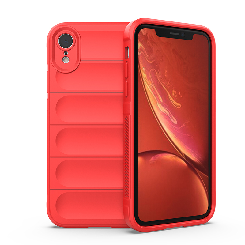 

Противоударный чехол Flexible Case для Apple iPhone XR, красный, Flexible Case