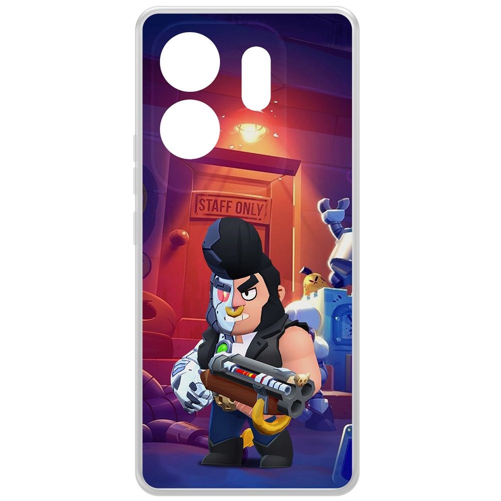 

Чехол-накладка Krutoff Clear Case Brawl Stars-Б-800 для Infinix Zero 30 4G, Прозрачный