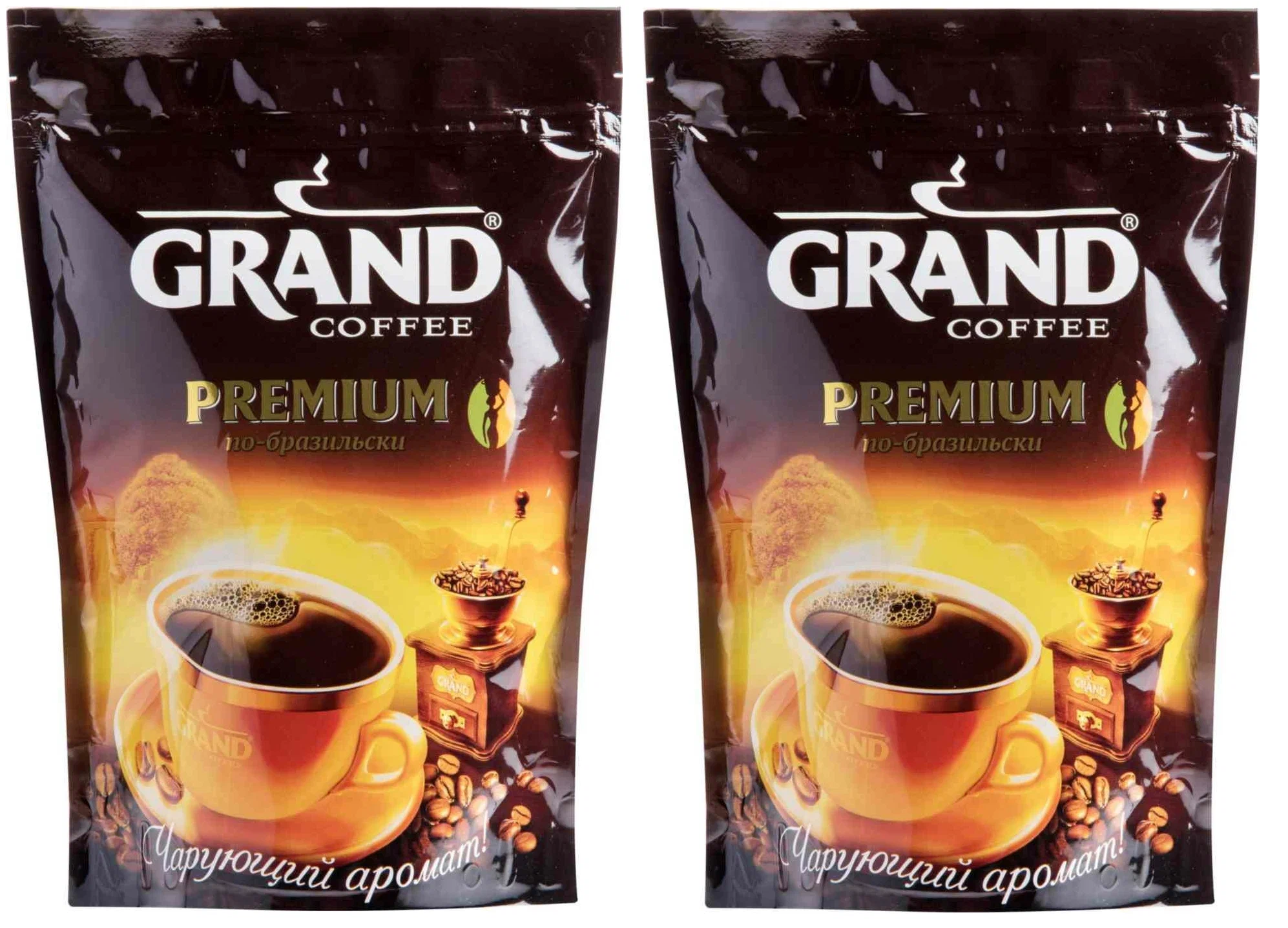 

Кофе растворимый Grand гранулированный Premium, по-бразильски, 150 г х 2 шт