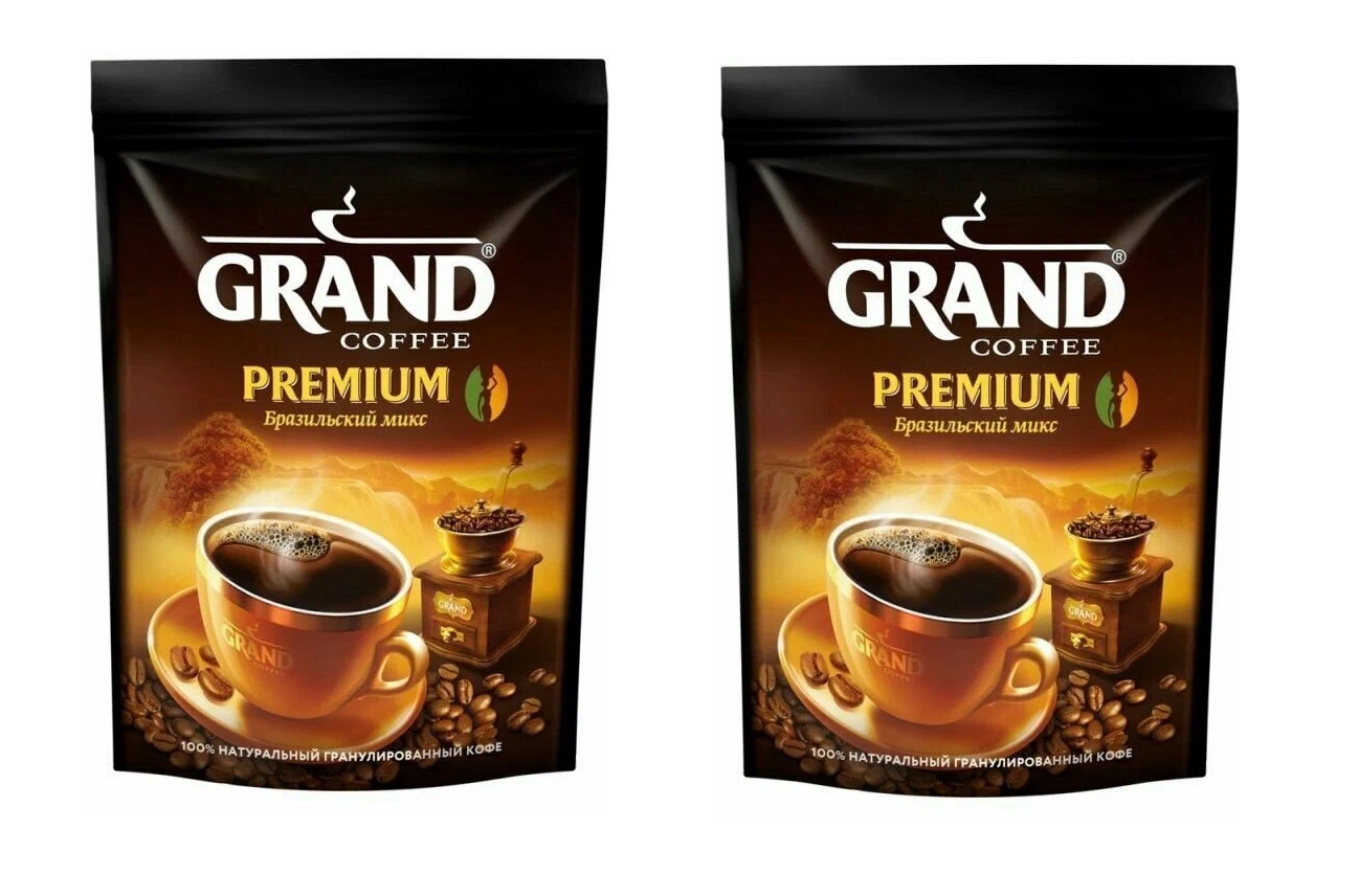 Кофе растворимый Grand Premium 50 г х 2 шт 621₽