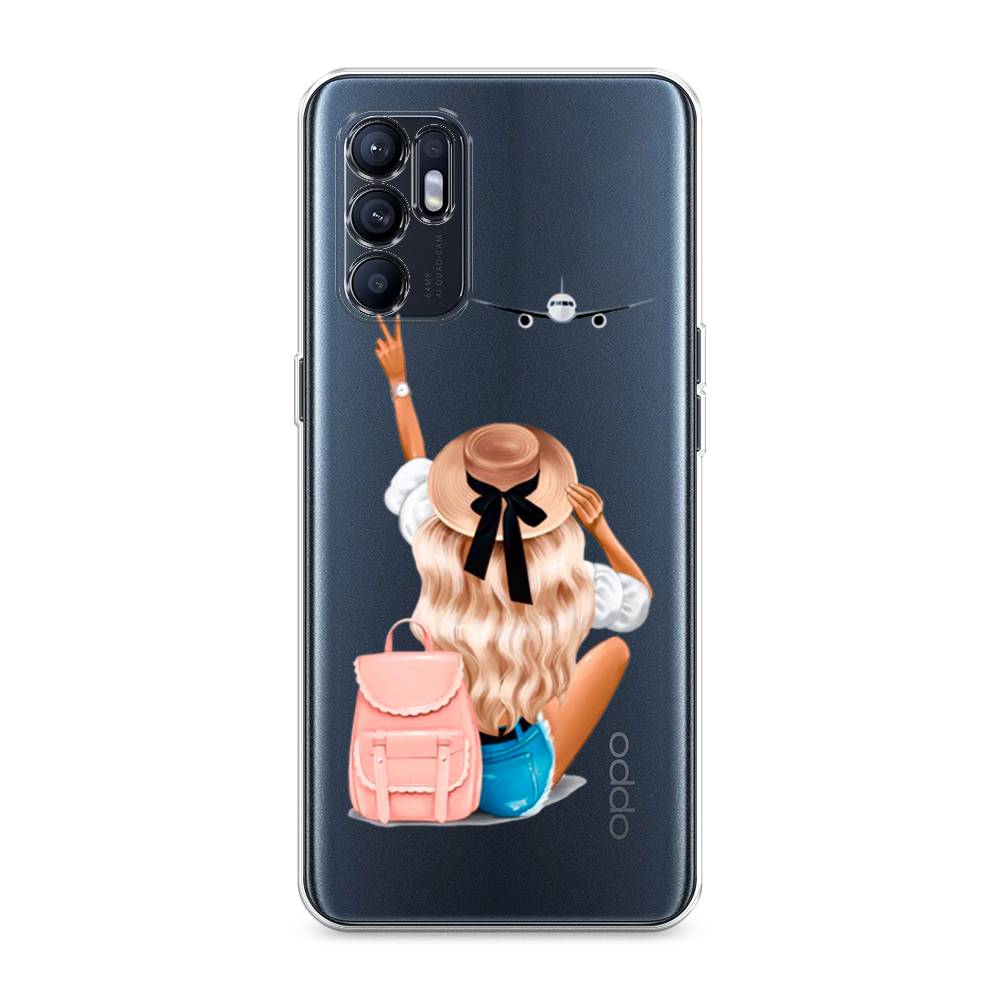 

Чехол Awog на Oppo Reno 6 "Автостопом самолетом", Разноцветный, 257850-7