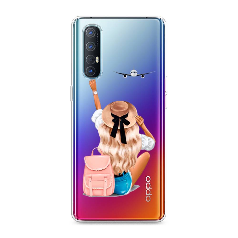 

Чехол Awog на Oppo Reno 3 Pro "Автостопом самолетом", Разноцветный, 252550-7