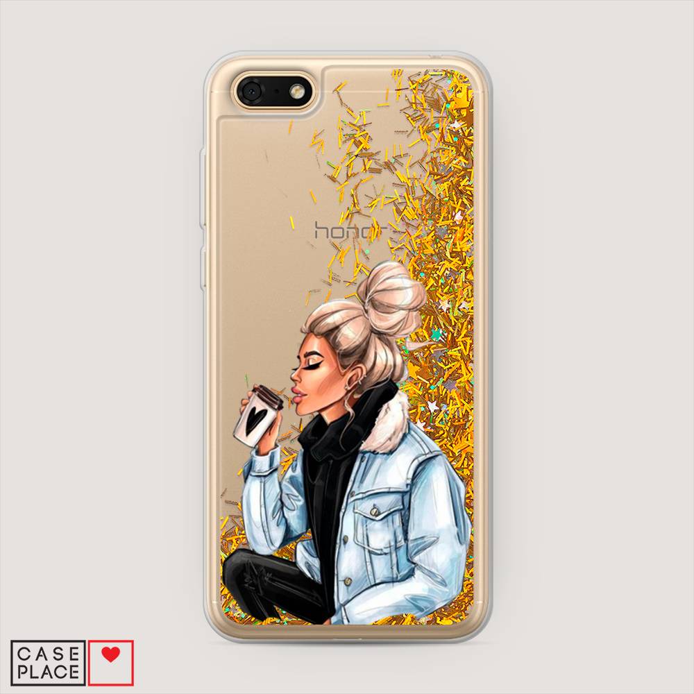 

Чехол Awog на Huawei Y5 2018 "Cute girl", Коричневый;бежевый, 65990-1