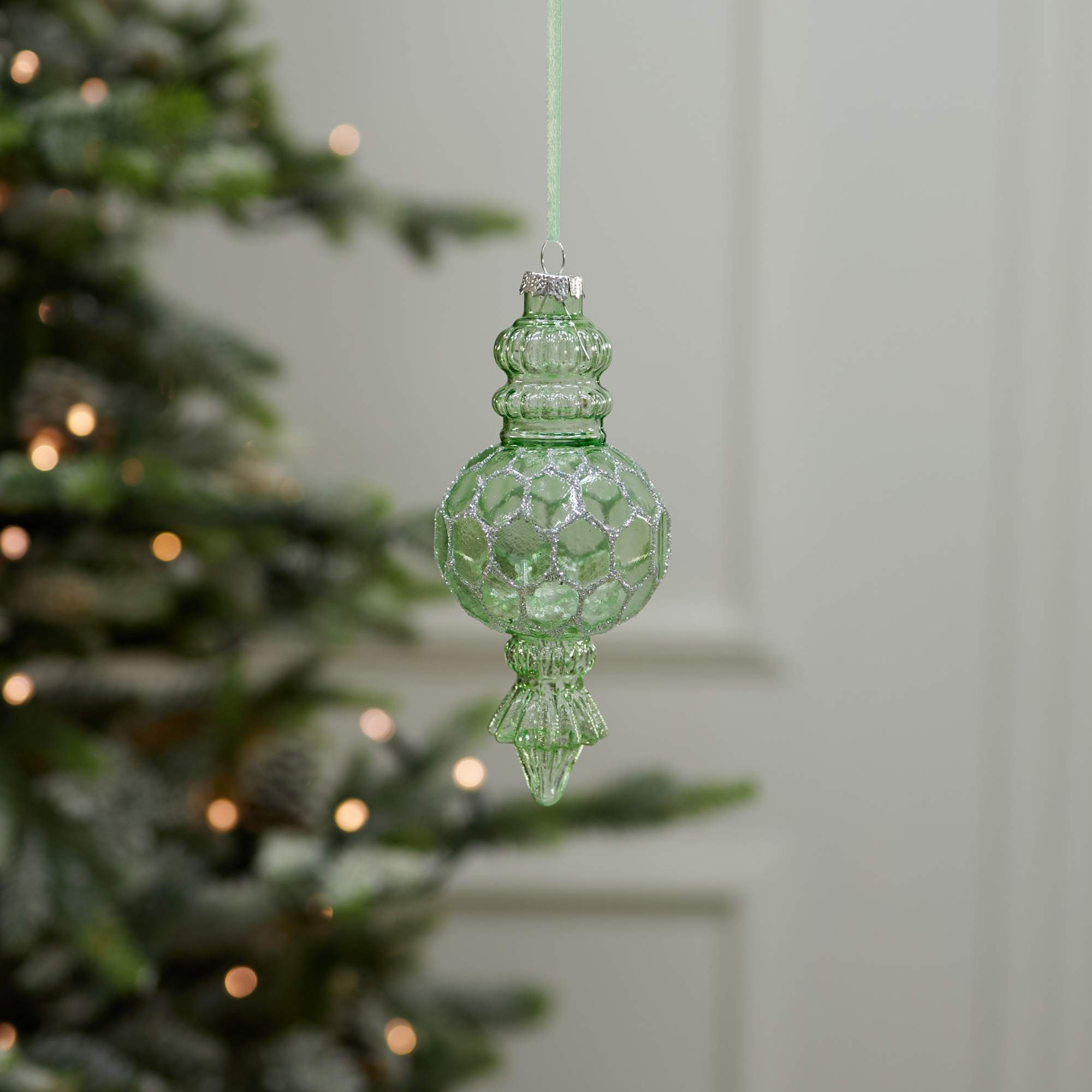 Елочная игрушка Лавка чудес Зимнее сердце 1 штука зеленая 710₽