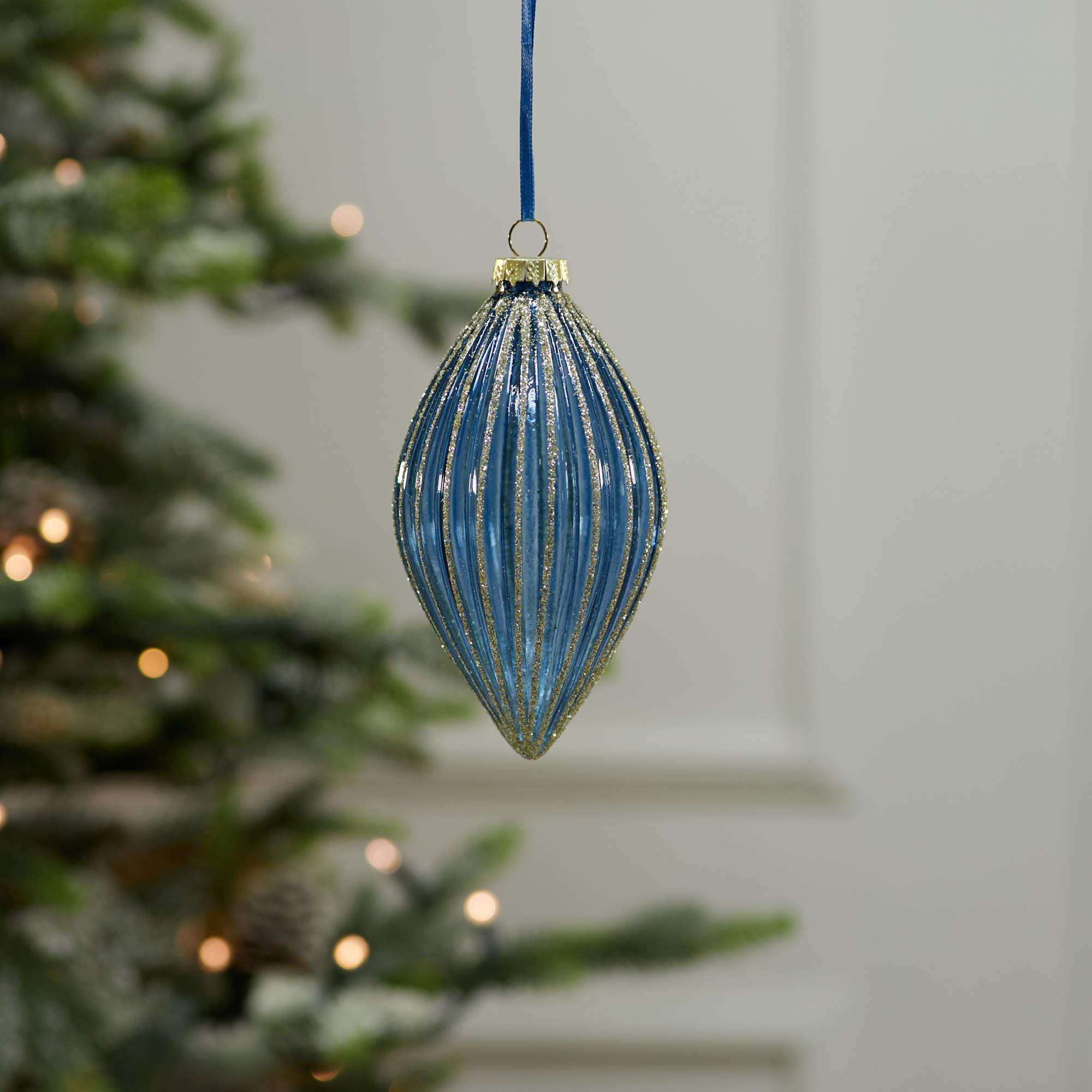 Елочная игрушка Лавка чудес Млечный путь 1 штука синяя 480₽