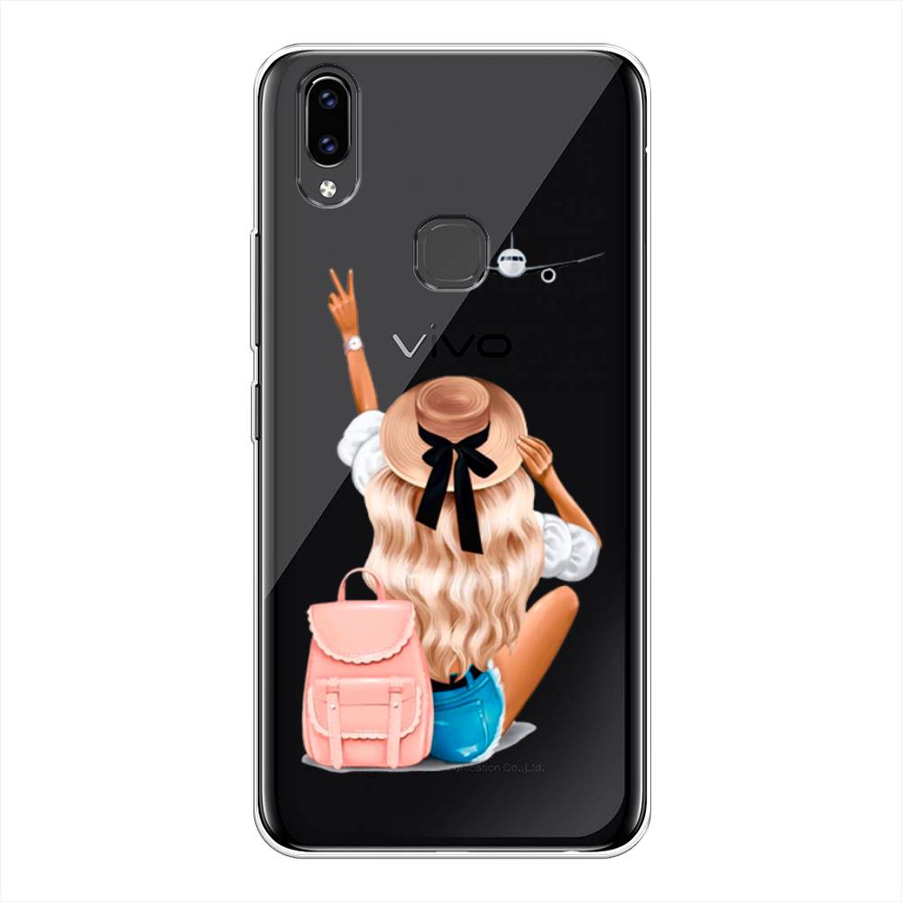 

Чехол Awog на Vivo V9 "Автостопом самолетом", Разноцветный, 260150-7