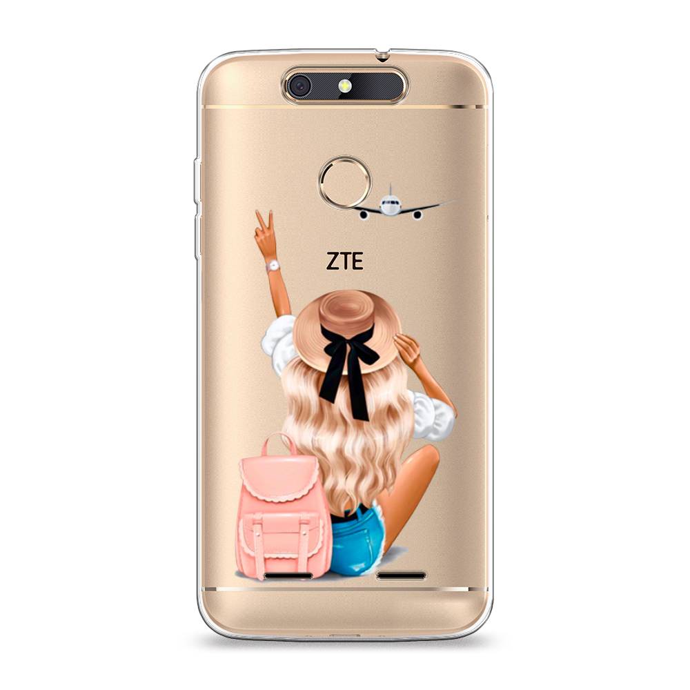 

Чехол Awog на ZTE Blade V8 mini / ЗТЕ Блэйд V8 mini "Автостопом самолетом", 131950-7