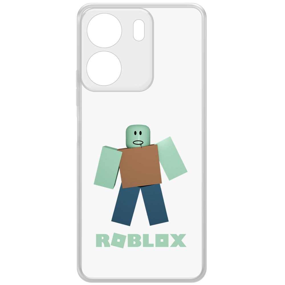 

Чехол-накладка Krutoff Clear Case Roblox-Зомби для Xiaomi Poco C65, Прозрачный