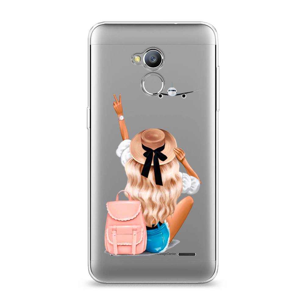 

Чехол Awog на ZTE Blade V7 Lite / ЗТЕ Блэйд V7 Lite "Автостопом самолетом", 130450-7