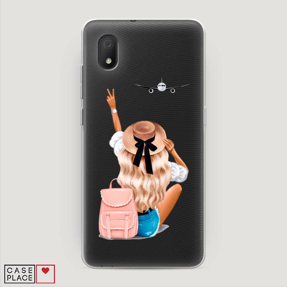 

Чехол Awog на Alcatel 1A (2020) 5002F / Алкатель 1A (2020) 5002F "Автостопом самолетом", 171050-7