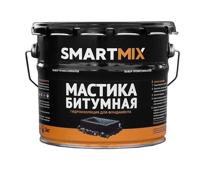 фото Мастика битумная smartmix 3 кг