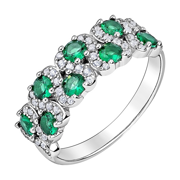 

Кольцо из серебра р. , Kari Jewelry 237635, фианит, 237635