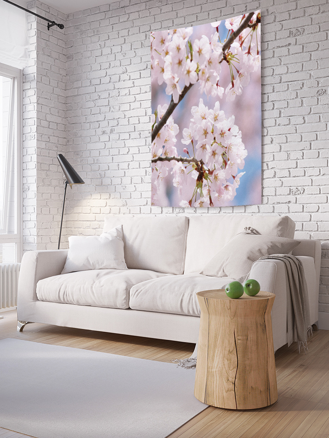 

Вертикальное фотопанно на стену JoyArty Цветки яблони 150x200 см, Цветки яблони