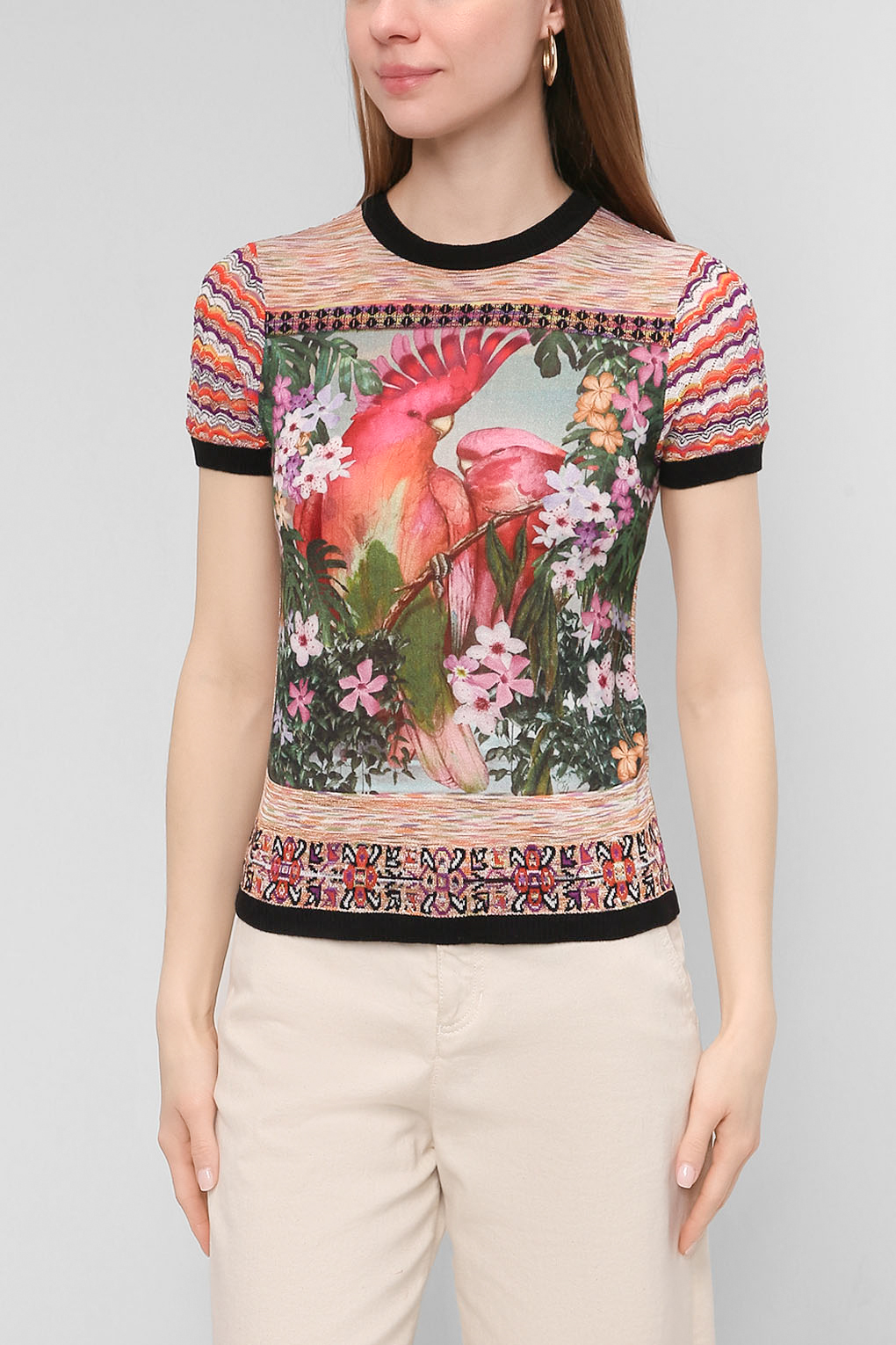 

Футболка женская Desigual BL22021070 бордовая L, BL22021070