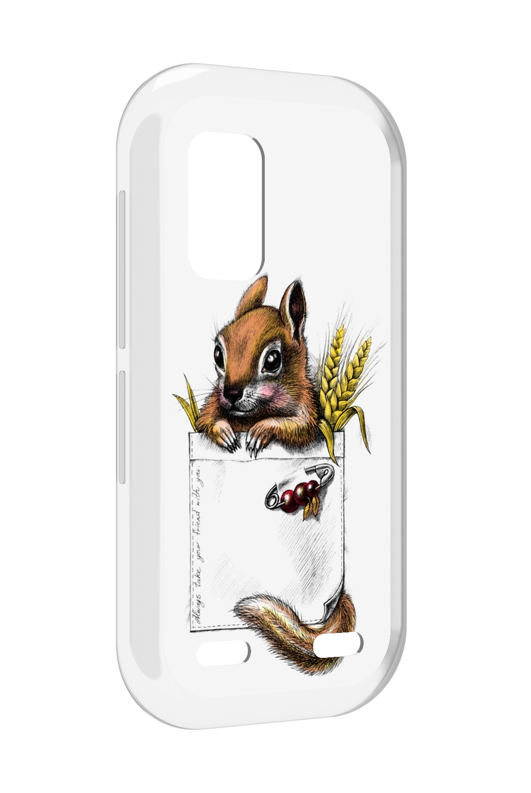 

Чехол MyPads Белочка для UleFone Armor X10 / X10 Pro, Прозрачный, Tocco