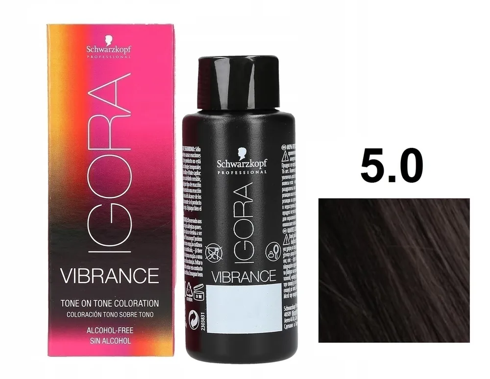 

Краска для волос Schwarzkopf 5-0 светлый коричневый натуральный, 60 мл