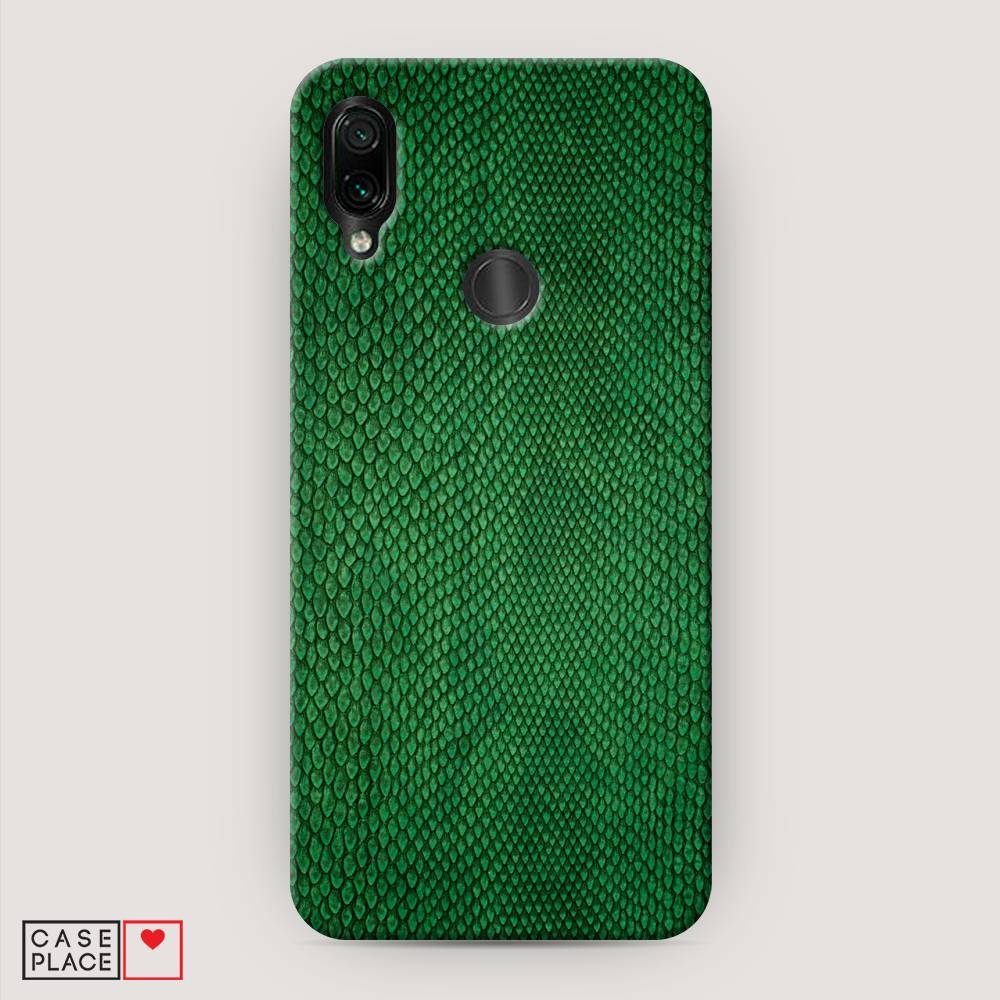 

Пластиковый чехол "Изумрудная змея" на Xiaomi Redmi 7, 35020-2