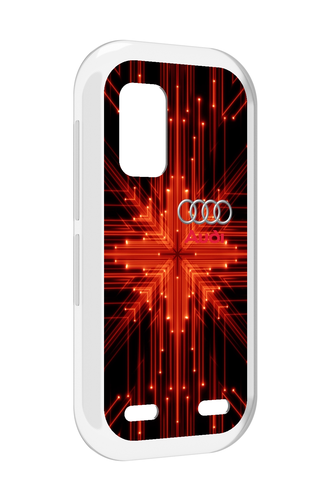 

Чехол MyPads Ауди-на-неоновом-фоне для UleFone Armor X10 / X10 Pro, Прозрачный, Tocco