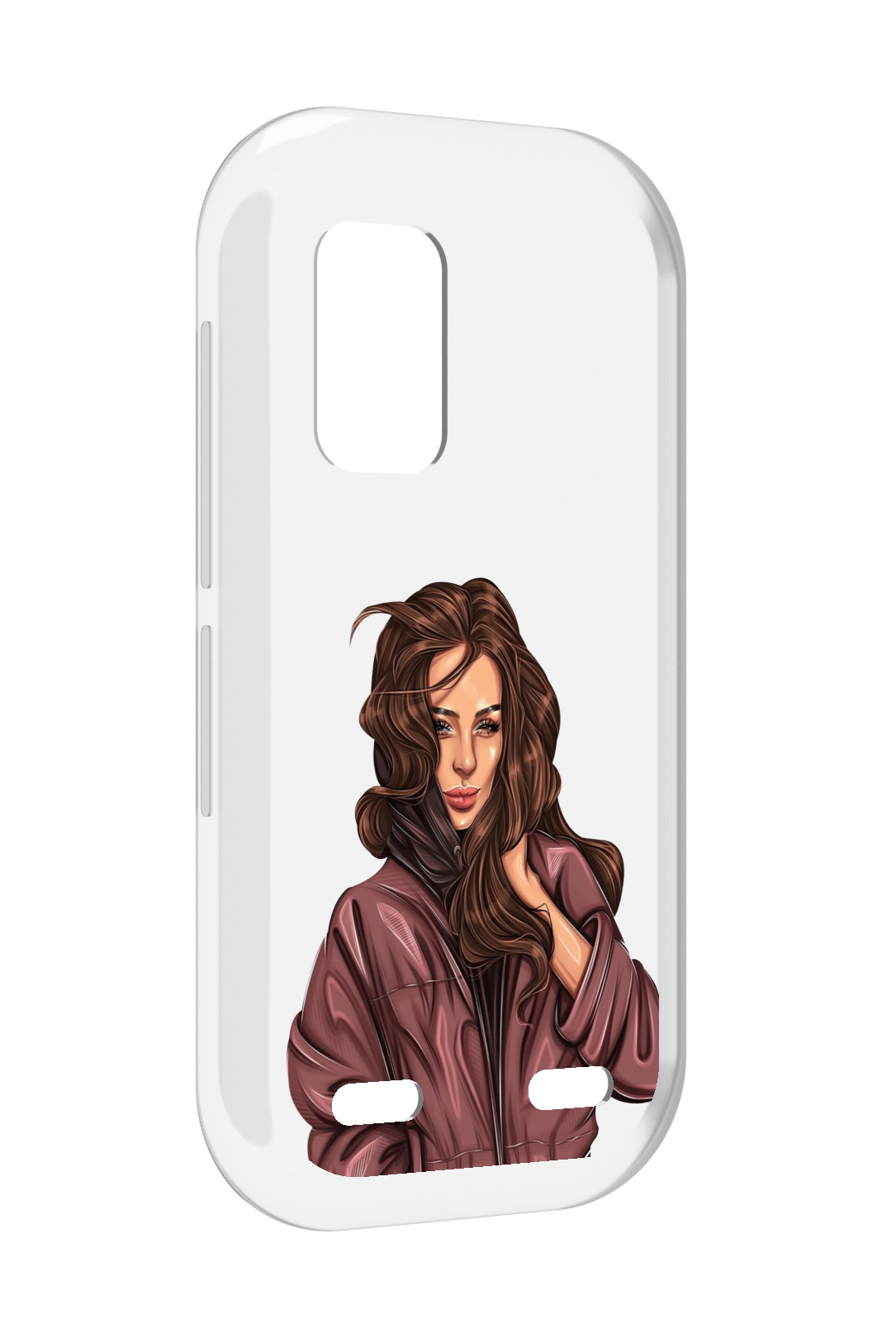 

Чехол MyPads Арт-рисунок-девушки для UleFone Armor X10 / X10 Pro, Прозрачный, Tocco