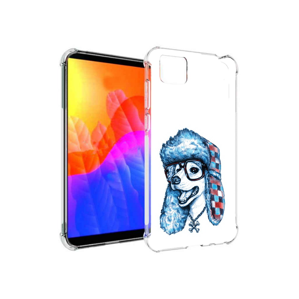 

Чехол MyPads зимний пес для Honor 9S (DUA-LX9), Прозрачный, Tocco