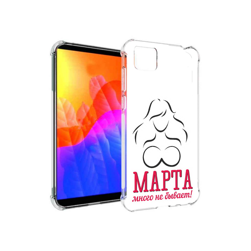

Чехол MyPads 8 марта много не бывает для Honor 9S, Прозрачный, Tocco