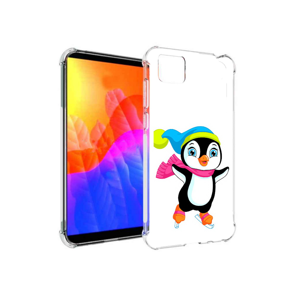 

Чехол MyPads пингвин на коньках для Honor 9S (DUA-LX9), Прозрачный, Tocco