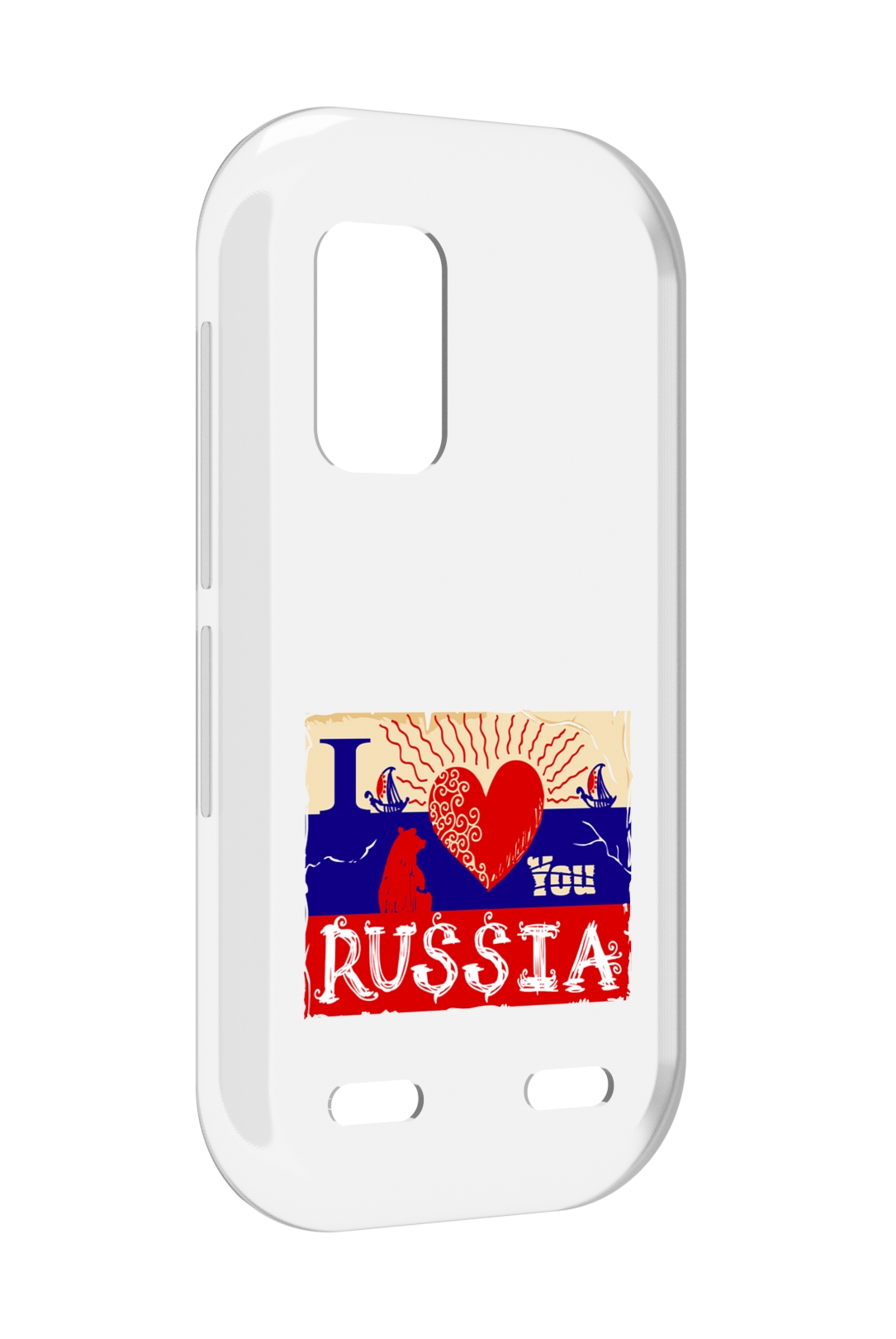 

Чехол MyPads Люблю Россию для UleFone Armor X10 / X10 Pro, Прозрачный, Tocco