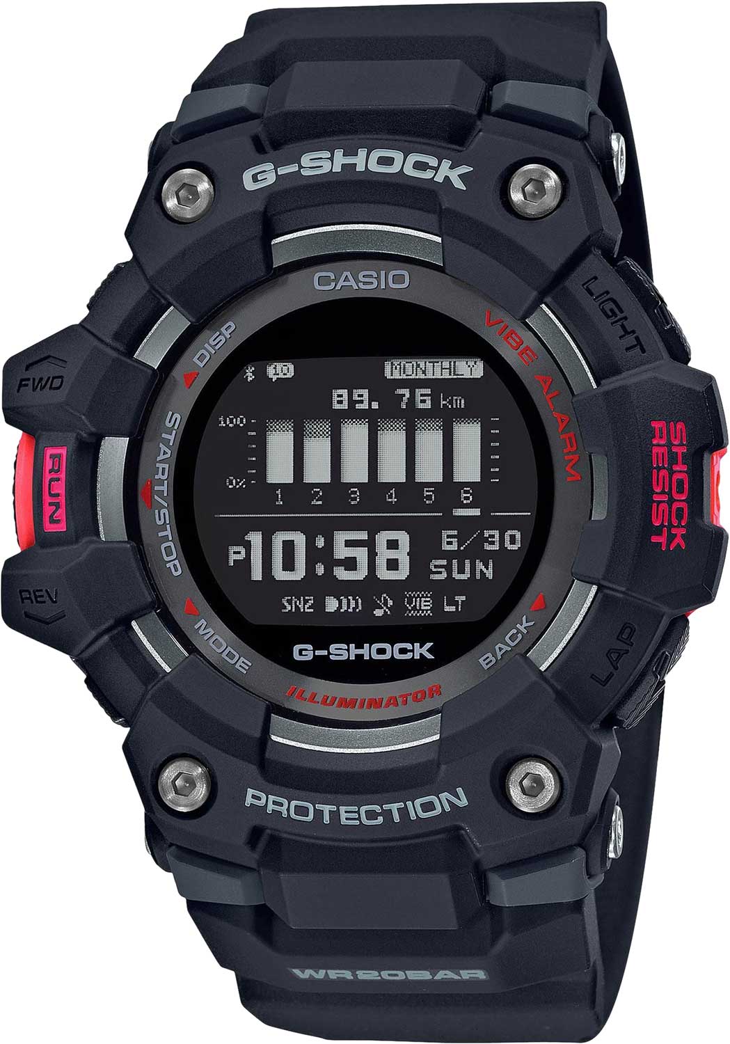 

Наручные часы мужские Casio GBD-100-1ER черные, GBD-100-1ER