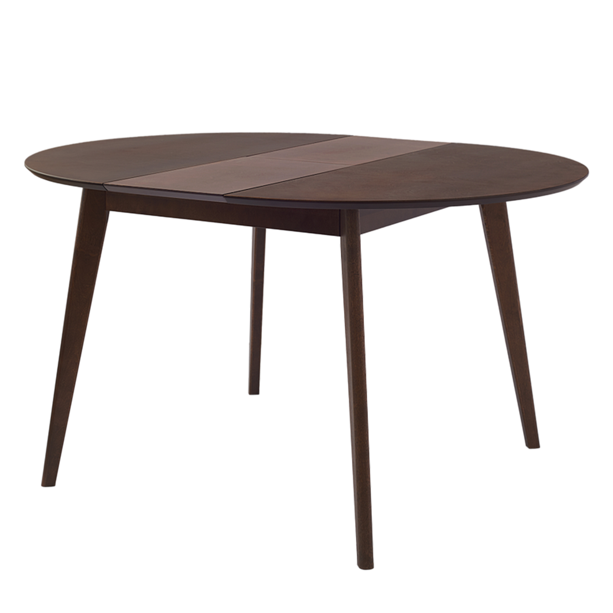 Стол обеденный Daiva casa Орион classic 100-130 см, круглый, раздвижной, орех