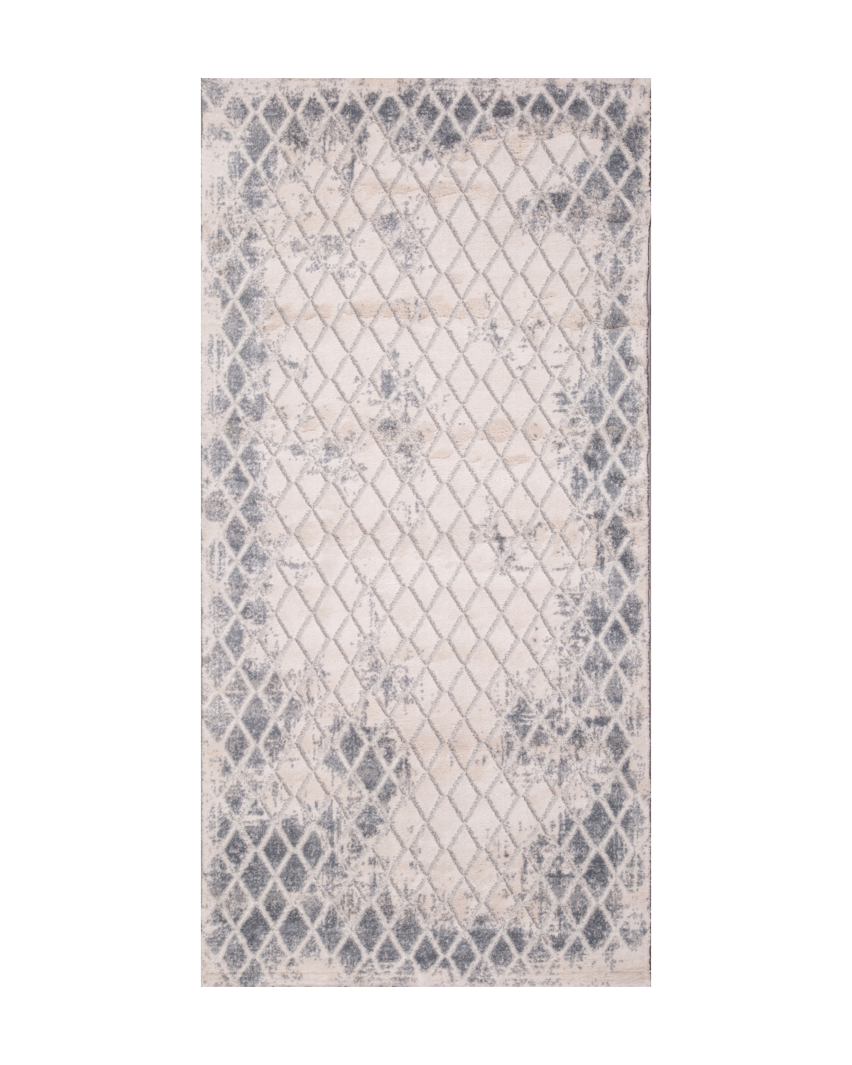 

Ковёр Merinos Babil 100x200 прямоугольный кремовый/серый NO118