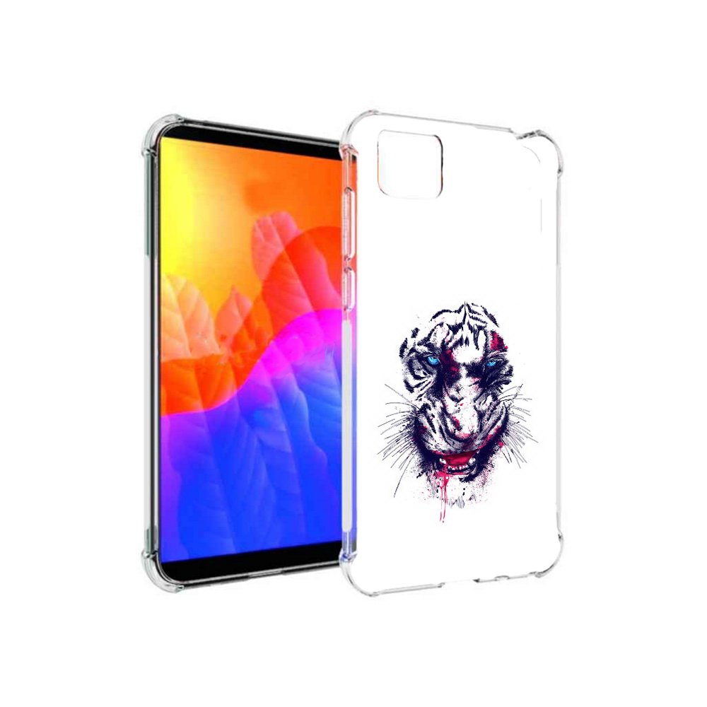 

Чехол MyPads безумный тигр для Honor 9S (DUA-LX9), Прозрачный, Tocco