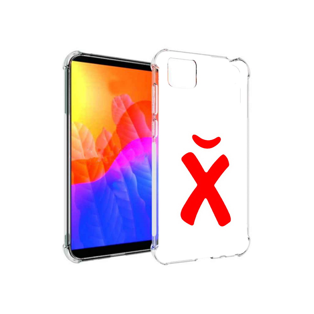 

Чехол бампер MyPads абстракция буква х для Honor 9S (DUA-LX9)., Прозрачный, Tocco