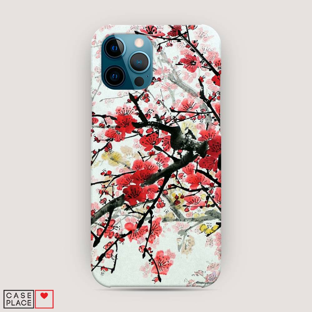 

Пластиковый чехол "Сакура" на Apple iPhone 12 Pro Max, 12720-3
