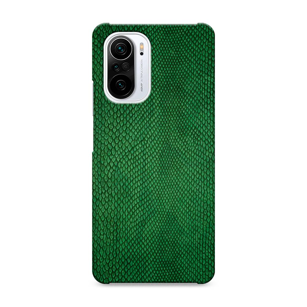 

Пластиковый чехол "Изумрудная змея" на Xiaomi Poco F3, 310120-2