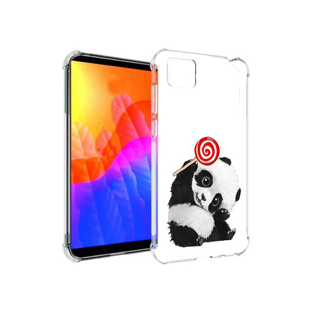 

Чехол MyPads панда с леденцом для Honor 9S (DUA-LX9), Прозрачный, Tocco