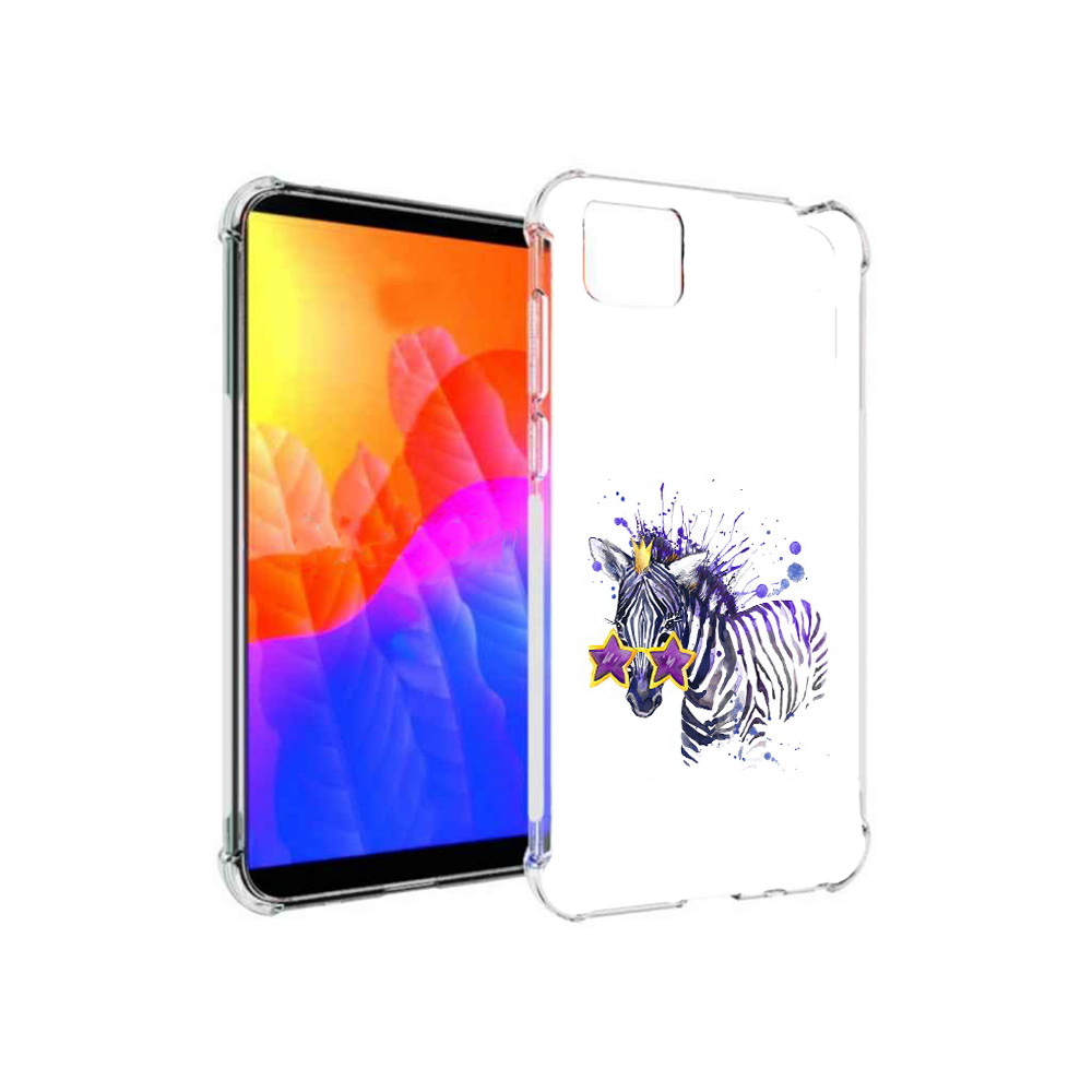 

Чехол MyPads акварельная зебра для Honor 9S (DUA-LX9), Прозрачный, Tocco