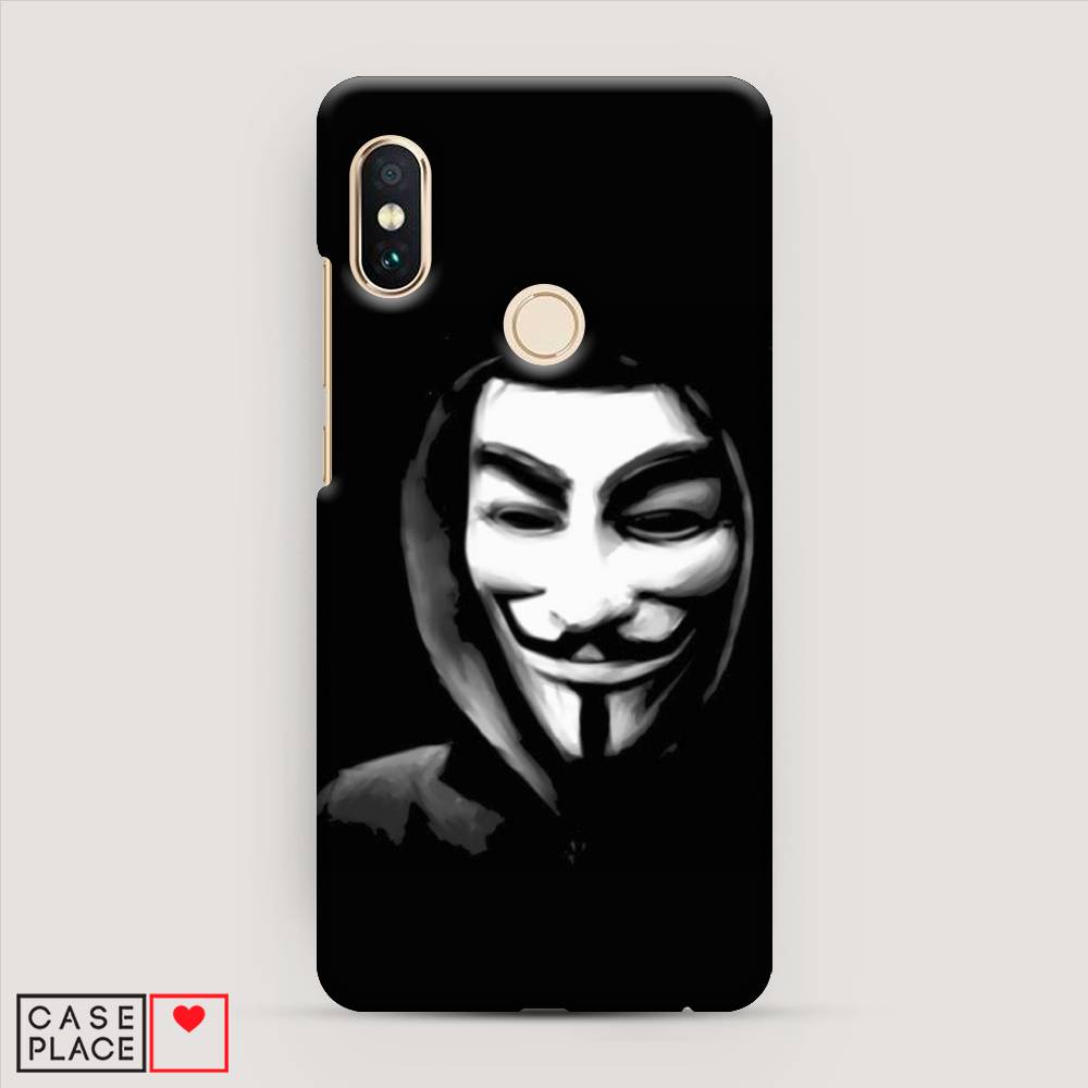 

Пластиковый чехол "Анонимус" на Xiaomi Redmi Note 5, 32720-4