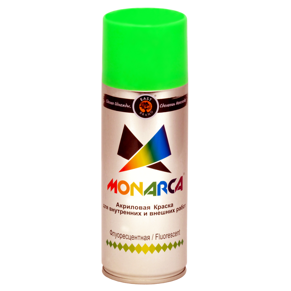Флуоресцентная аэрозольная краска MONARCA 41003 молотковая аэрозольная краска monarca