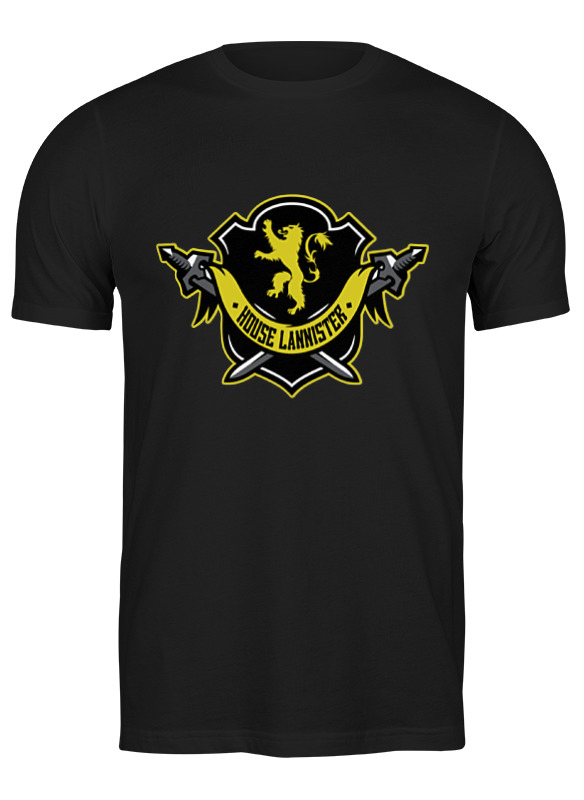 

Футболка мужская Printio House lannister черная 3XL, House lannister