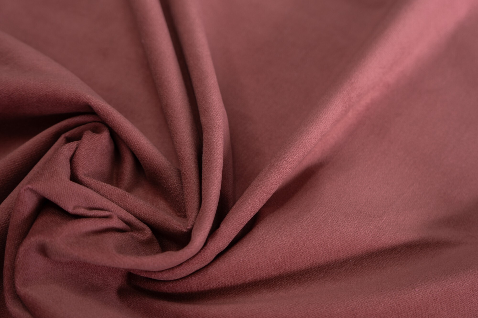 

Ткань UNOFABRIC 98261 бархат хлопковый цвета сухой розы, Розовый