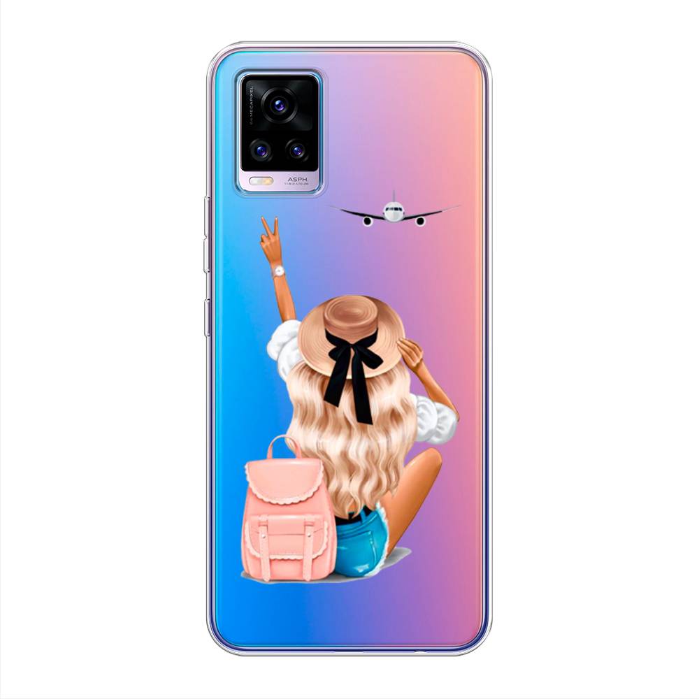 

Чехол Awog на Vivo V20 "Автостопом самолетом", Разноцветный, 263350-7