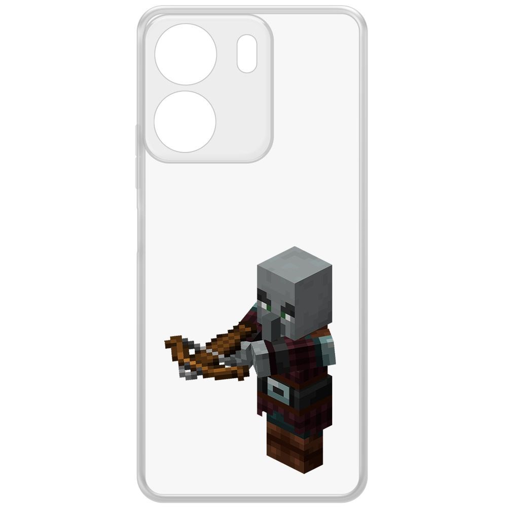 

Чехол-накладка Krutoff Clear Case Minecraft-Разбойник для Xiaomi Redmi 13C, Прозрачный