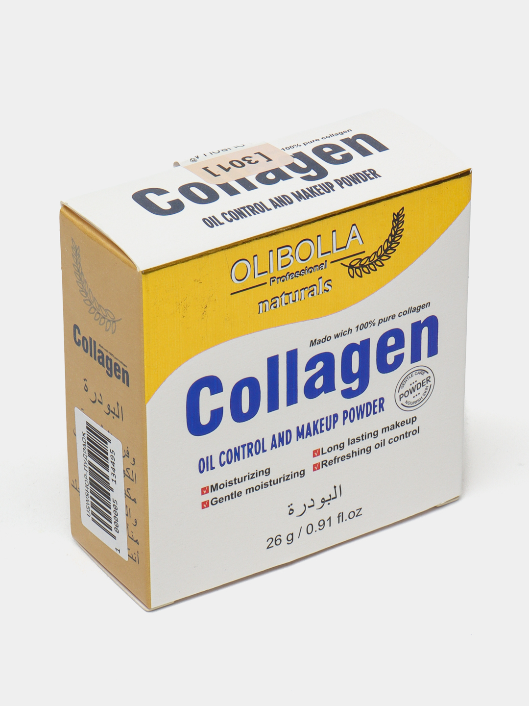 

Пудра для лица Olibolla Professional Collagen 26 г, 302