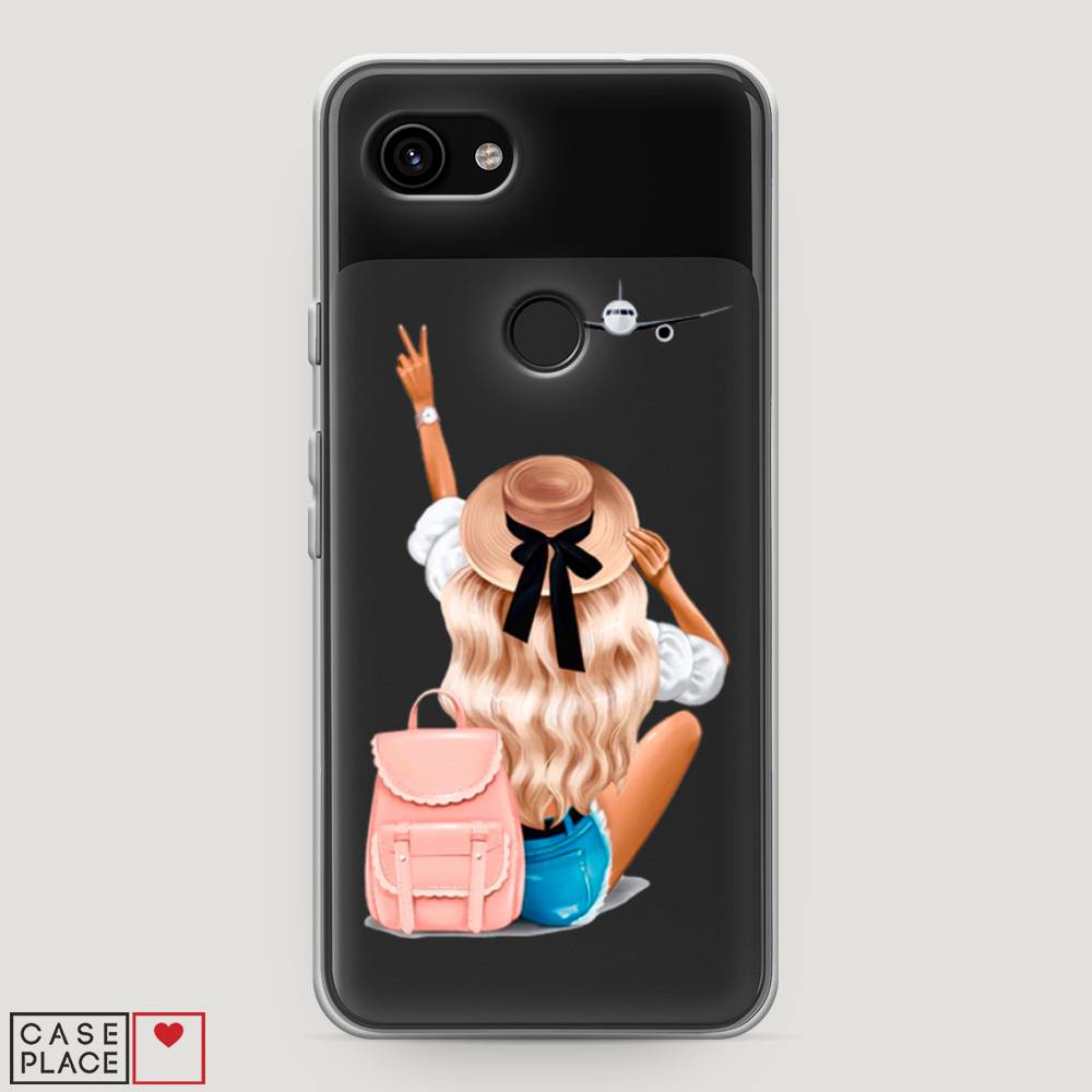 

Чехол Awog на Google Pixel 3a "Автостопом самолетом", Разноцветный, 270150-7
