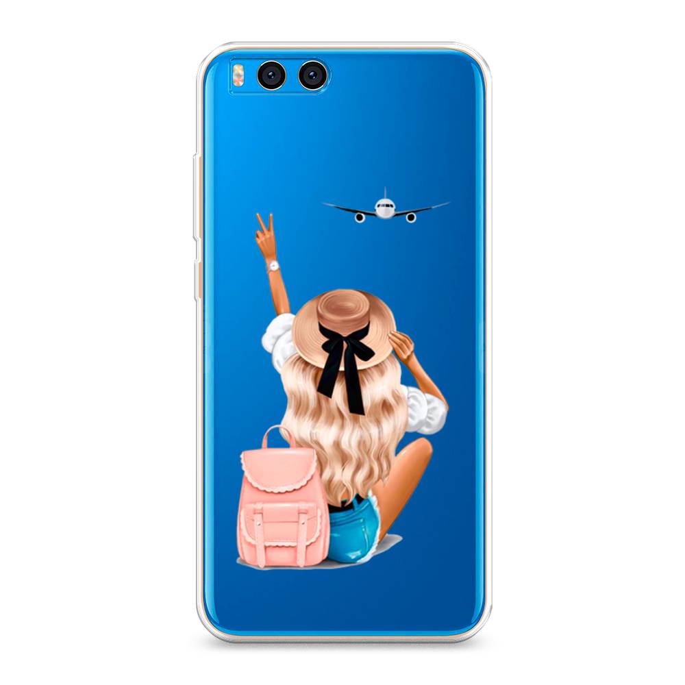 

Чехол Awog на Xiaomi Mi Note 3 "Автостопом самолетом", Разноцветный, 32450-7