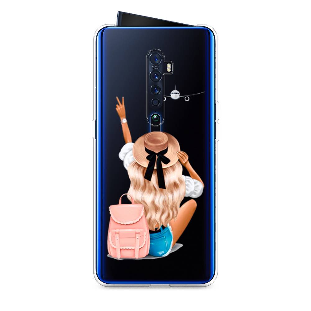 

Чехол Awog на Oppo Reno 2 "Автостопом самолетом", Разноцветный, 253550-7